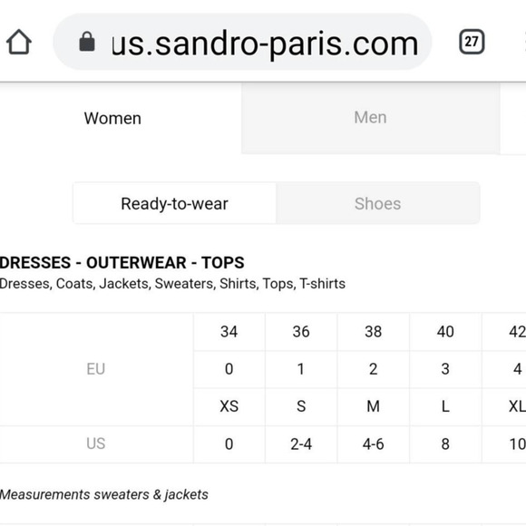 Sandro Paris Mirtylles White Floral Lace Viscose Satin Blouse NWT Small NEW Ecru - Picture 14 of 16